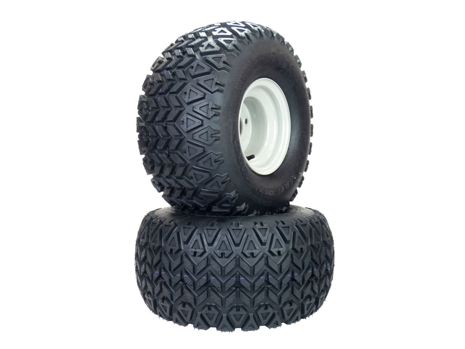 (2) All Terrain Tire Assemblies 20x10.00-8 Fits Gravely Ariens ZT XL Zoom 48" 54" 07100513