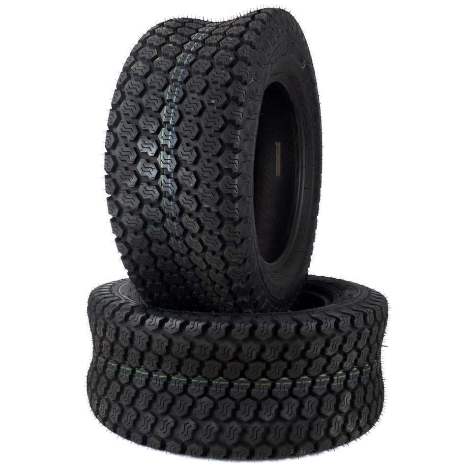 (2) Super Turf 4 Ply Tires K500 22x9.50-12 22x9.50x12 22x950-12 22x950x12