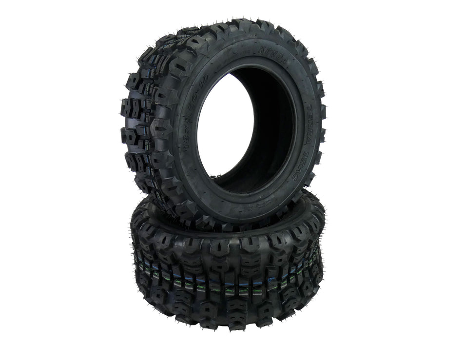 (2) 18x8.50-10 K502 Terra Trac Heavy Duty 4 Ply Tires