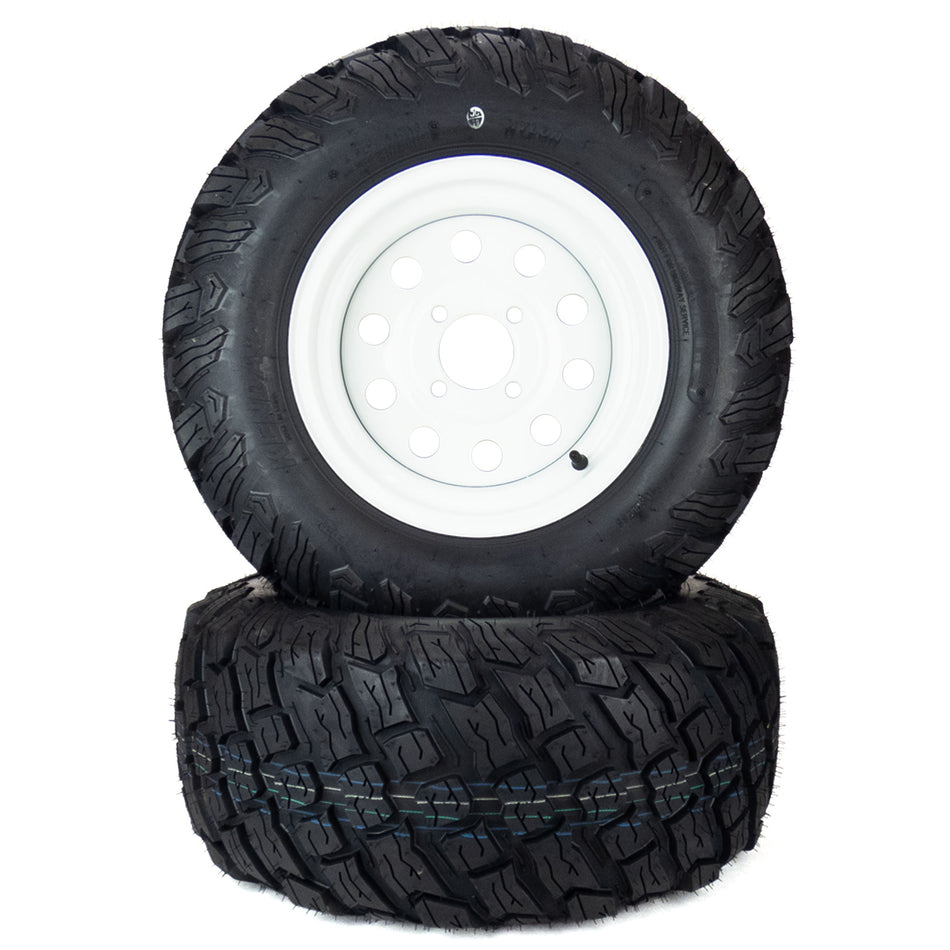 (2) Reaper Turf Tire Assemblies 24x9.50-12 Fits eXmark Lazer Z HP 46" 103-2769