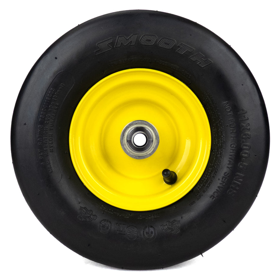 (1) Pneumatic Tire Assembly 11x6.00-5 Fits John Deere Z300 Series ZTrak 42" 48" AUC18343 UC29107