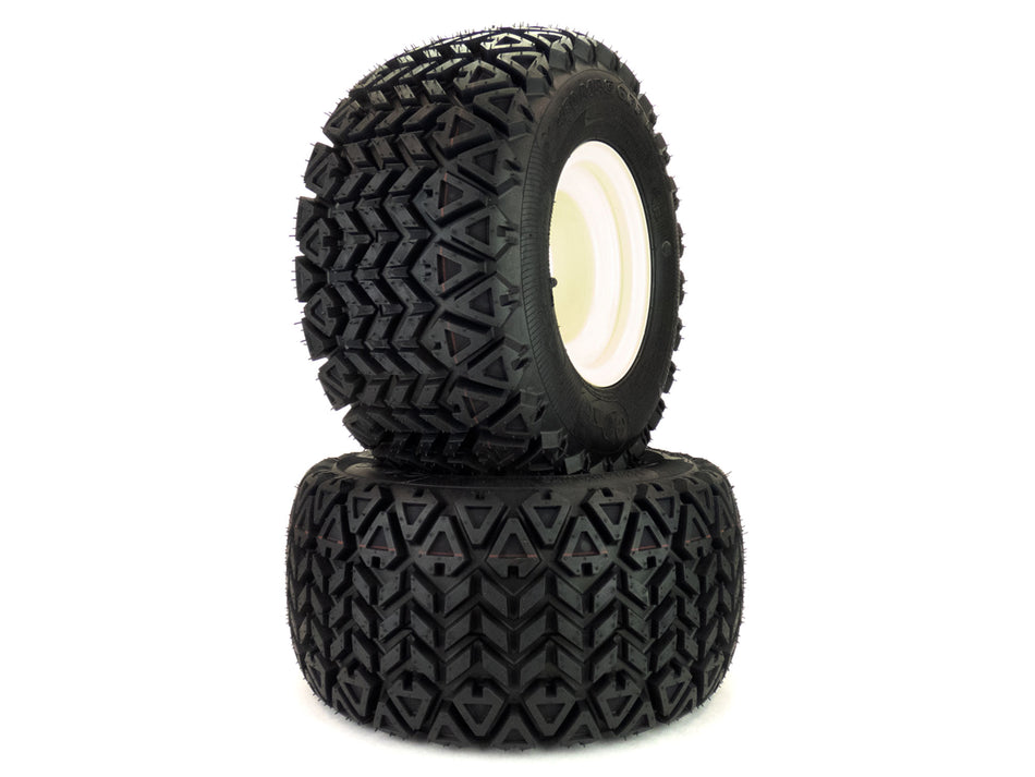 (2) All Terrain Tire Assemblies 18x9.50-8 Compatible With Cub Cadet RZT 50" 54" 634-04128
