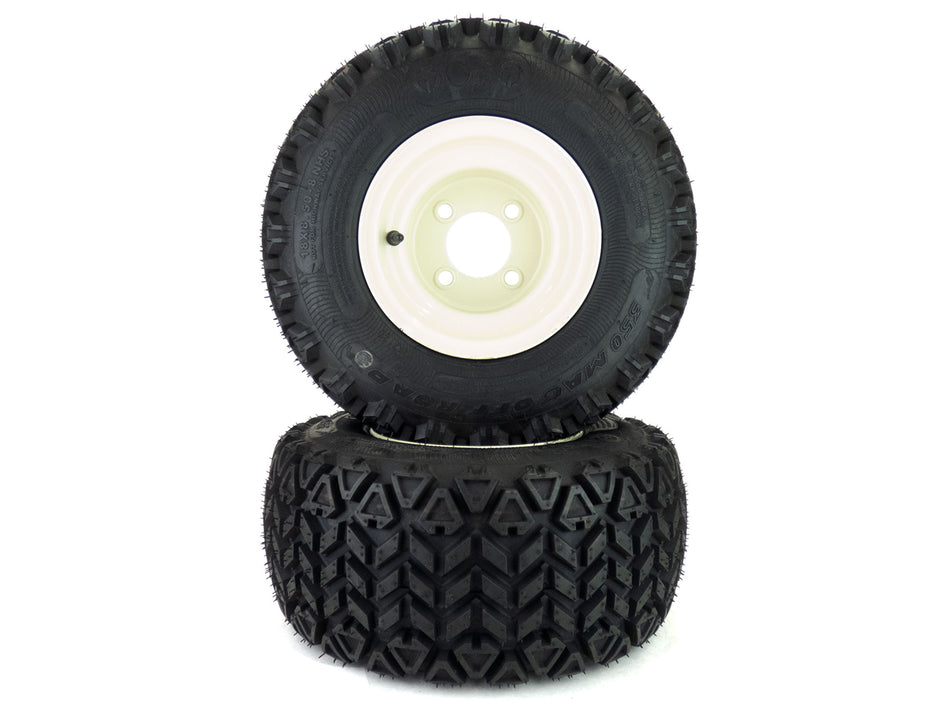 (2) All Terrain Tire Assemblies 18x8.50-8 Compatible With RZT 42" 46" 634-04293