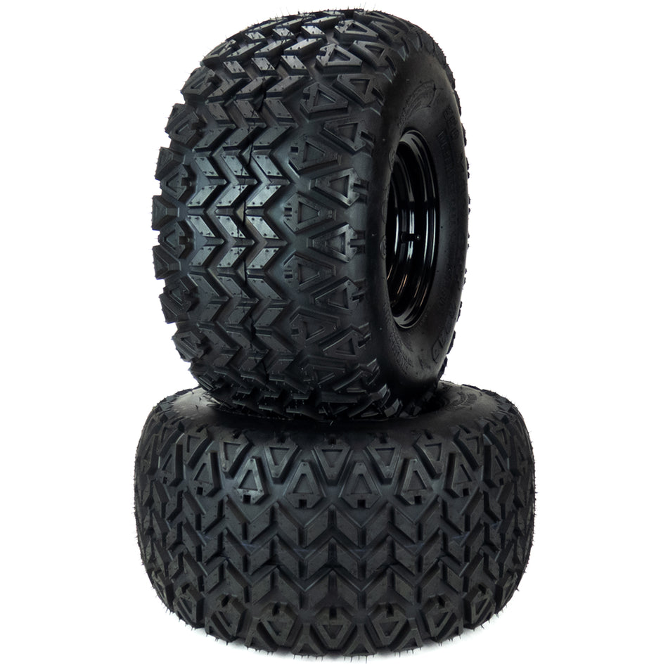(2) All Terrain Tire Assemblies 20x10.00-8 Fits Gravely Ariens ZT XL 48" 52" 60" ZTX Stealth 52" Ikon Onyx 52" 07101426