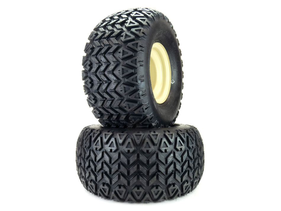 (2) All Terrain Tire Assemblies 20x10.00-8 Fits Grasshopper 618 Series 483921