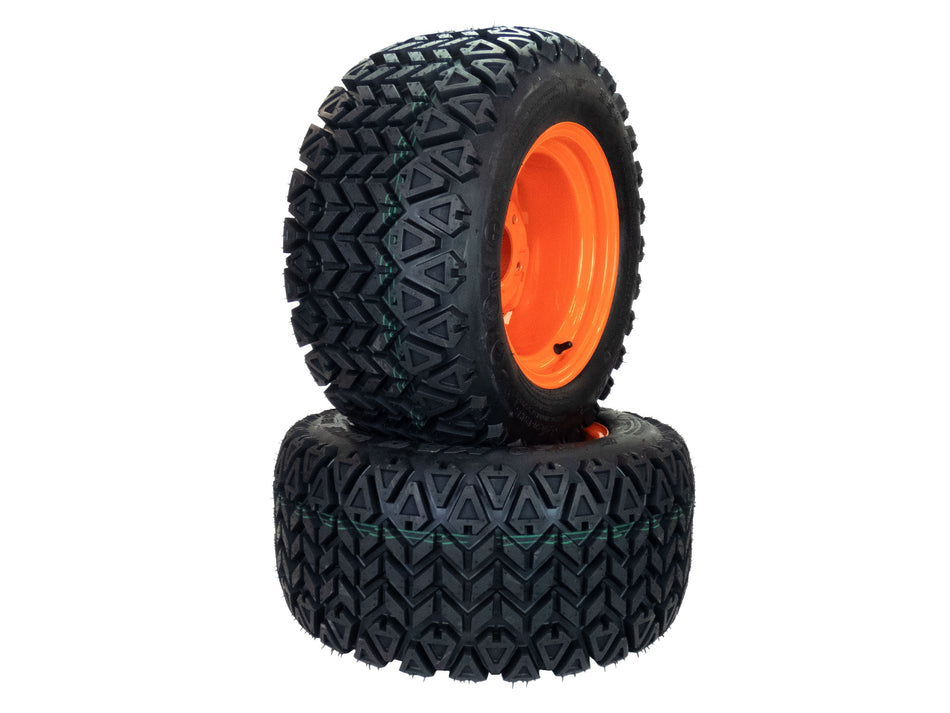 (2) All Terrain Tire Assemblies 23x10.50-12 Fits Kubota ZG222 ZG227 K3271-17200
