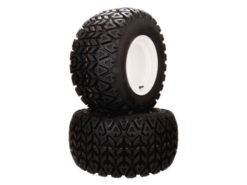 (2) All Terrain Tire Assemblies 22x11.00-10 Fits Country Clipper XLT Challenger D3881