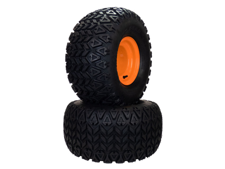 (2) All Terrain Tire Assemblies 20x10.00-8 Fits Scag Freedom Z 48" 52" 481868 483390