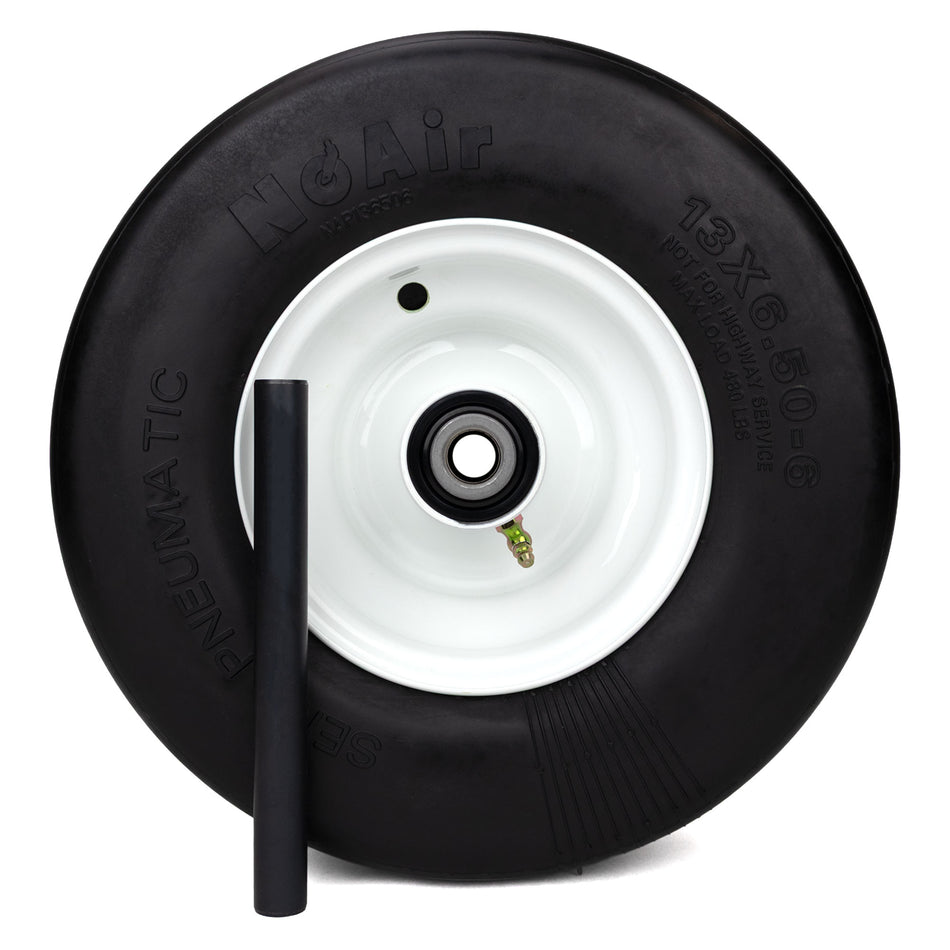 NoAir® (1) Flat Free Tire Assembly 13x6.50-6 Fits Walker 5035 5035-1 5036