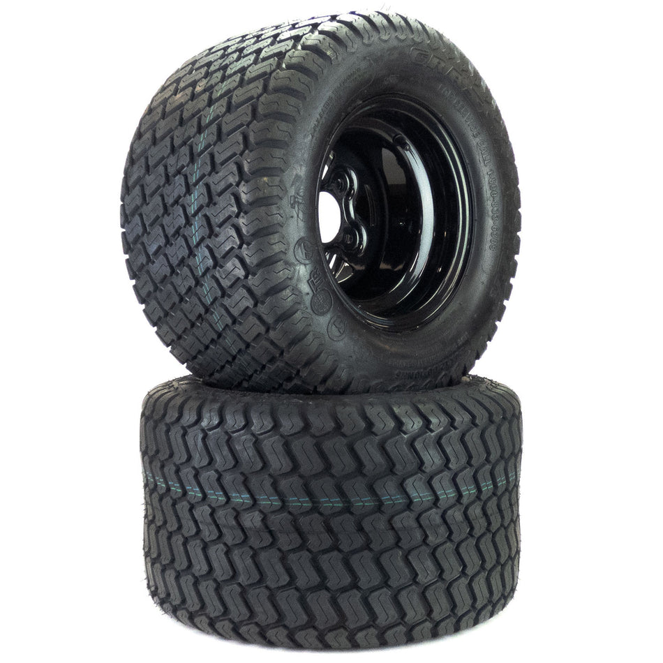 (2) Tire Assemblies 20x12.00-10 Compatible With Cub Cadet ZT2 50" 54" 60"