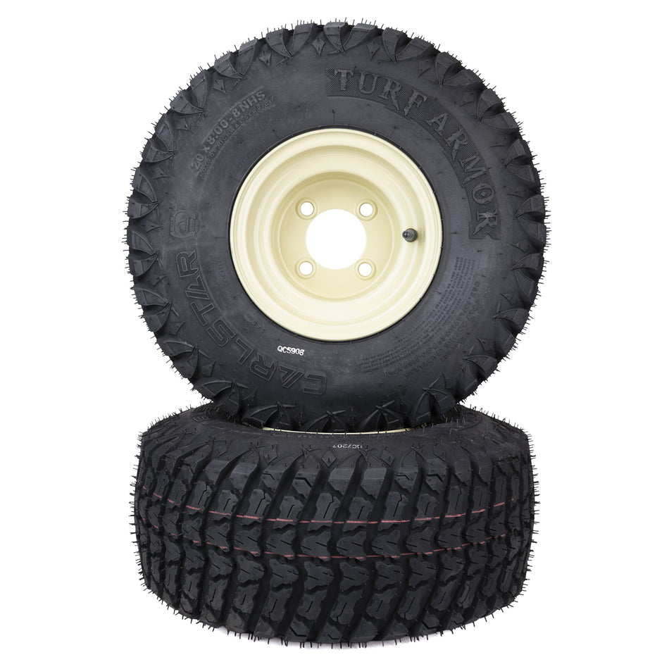 Turf Armor Tire Assemblies 20x8.00-8 Fits Cub Cadet ZT1 42" 46" 634Z05924