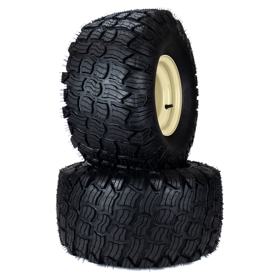(2) Reaper Turf Tire Assemblies 20x10.00-8 Fits Grasshopper 618 Series 483921