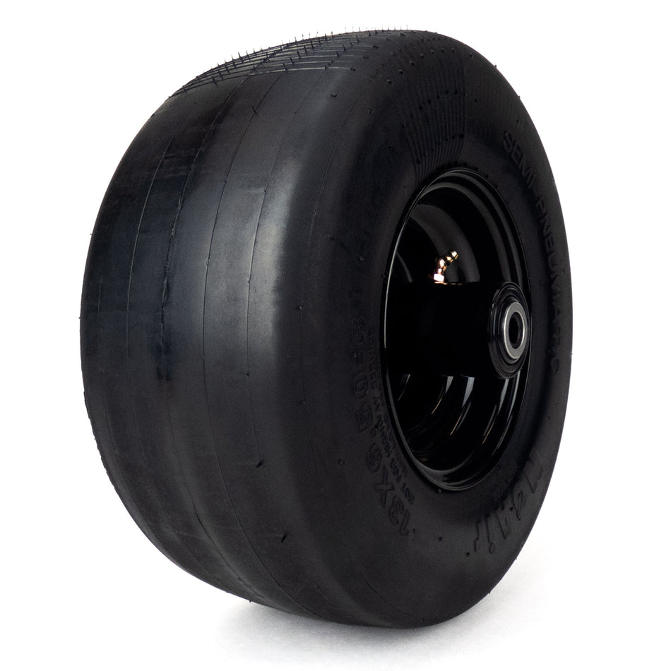 NoAir® (2) Flat Free Tire Assemblies 13x6.50-6 Compatible With Cub Cadet ZT2 634Z05884