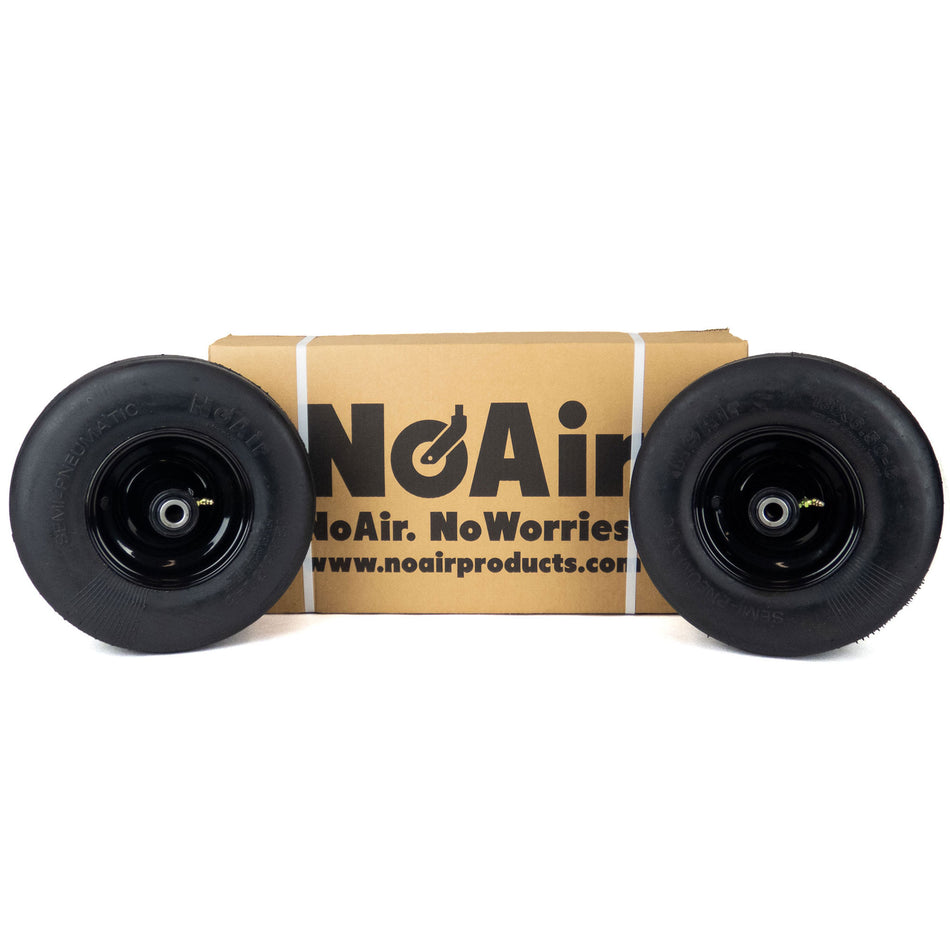 NoAir® (2) BigDog Flat Free Wheel Assem Diablo Alpha MP Stout 13x6.50-6 605065 605035
