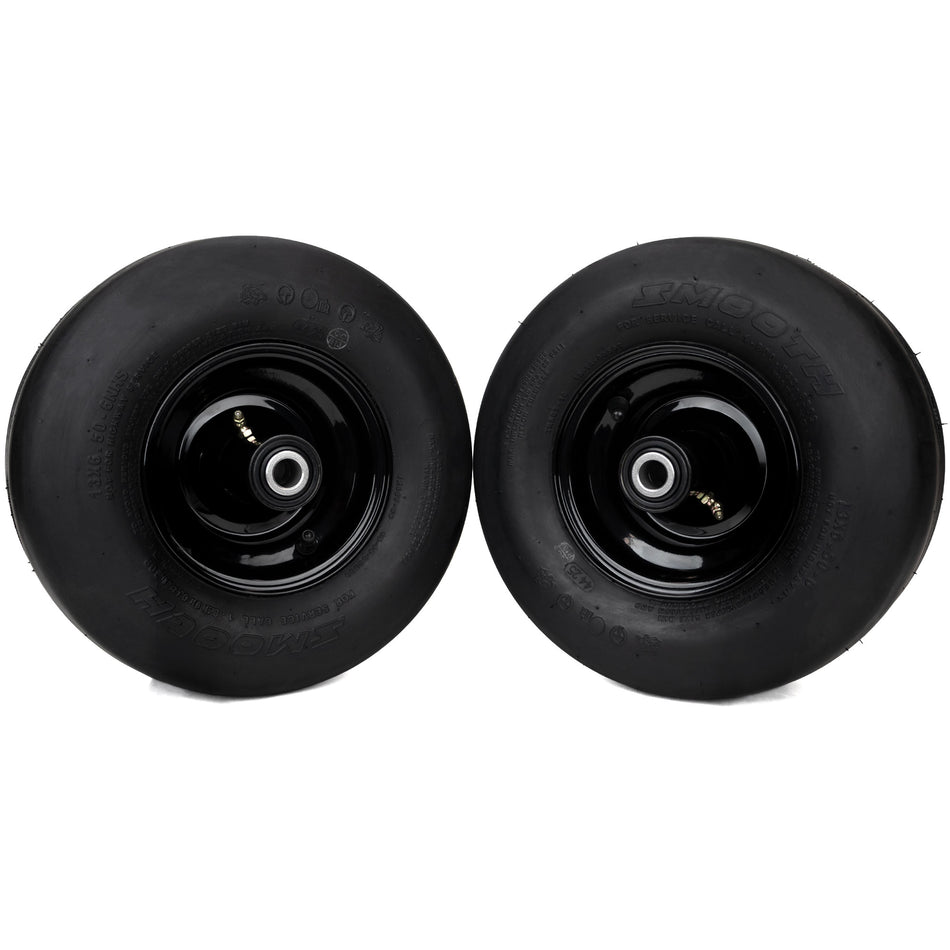 (2) Pneumatic Tire Assemblies 13x6.50-6 Fits Hustler X One Super Z Raptor XD XDX 607964