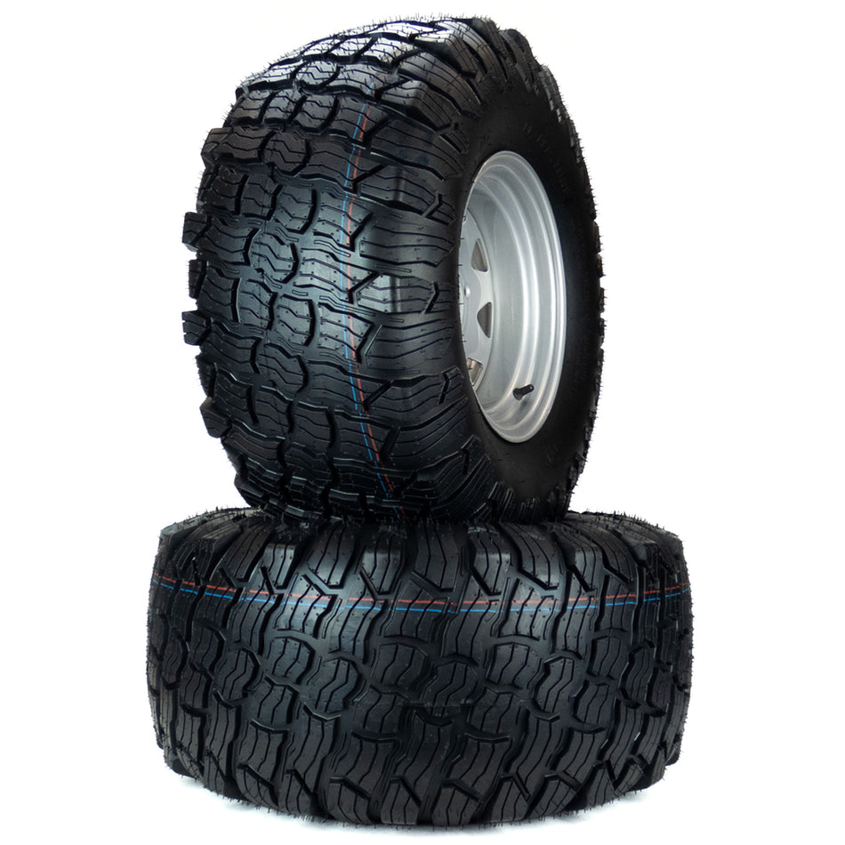 (2) Reaper Turf Tire Assemblies 26x12.00-12 Fits Hustler Super 88 607647