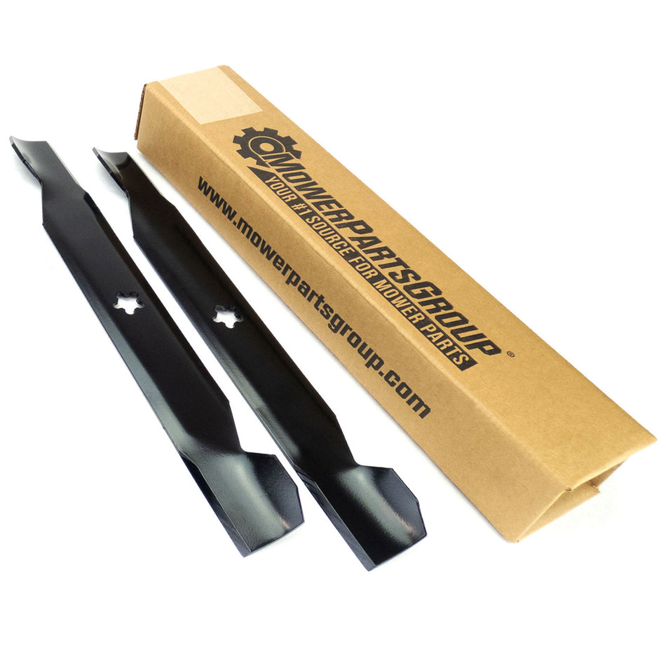 (2) Blades for AYP & Husqvarna 38" 127842, 138497, 532138497, 532127842