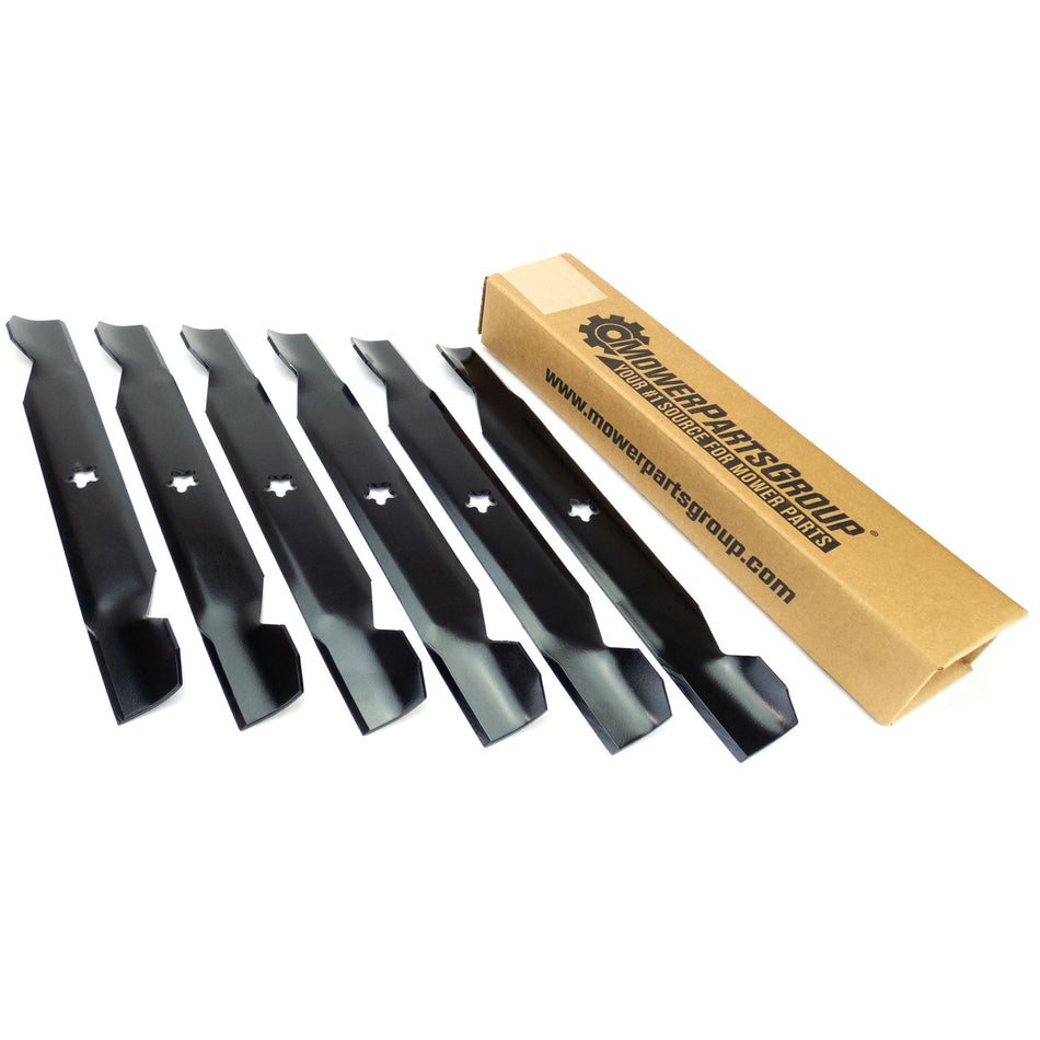 (6) Blades for AYP & Husqvarna 38" 127842, 138497, 532138497, 532127842