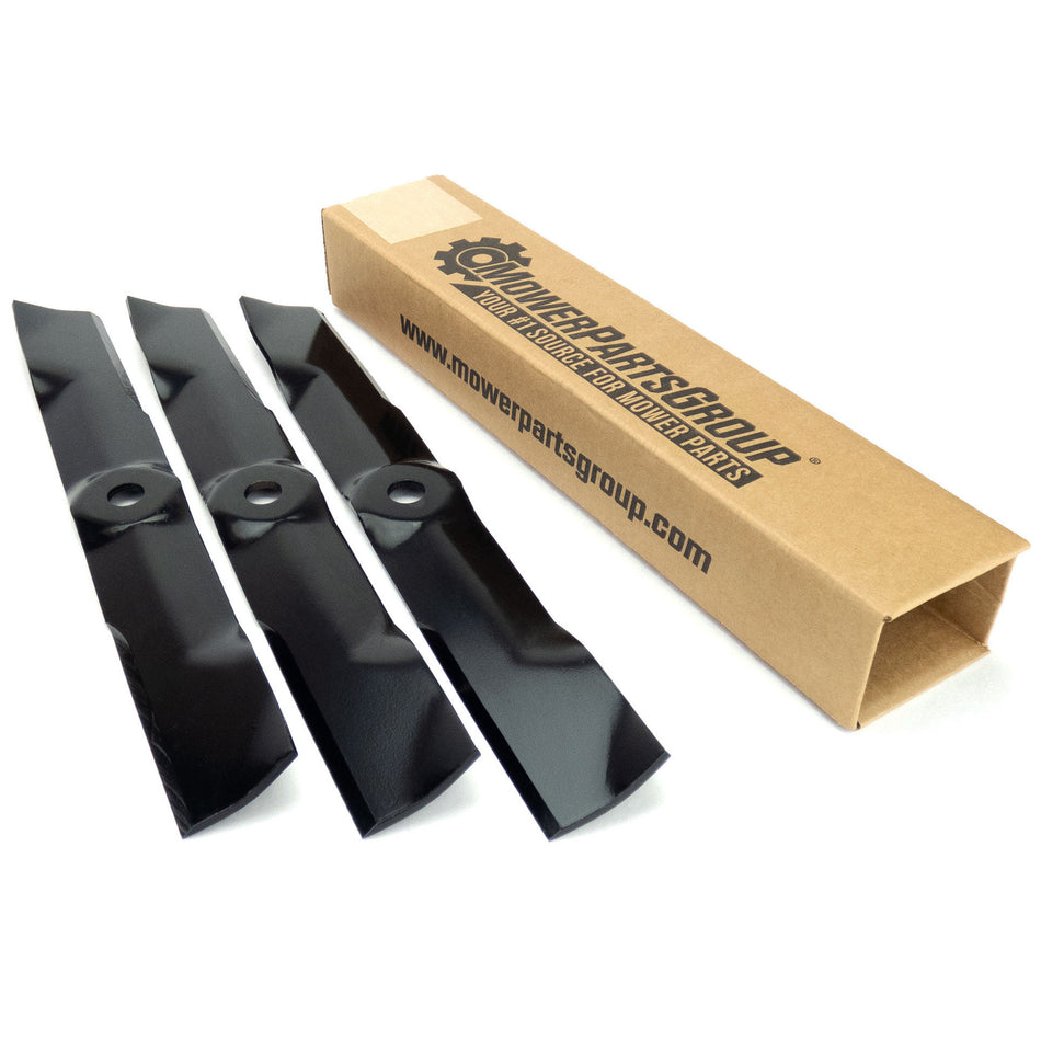 (3) Blades for John Deere 54" F725, F735, GS25, GS45 M115496, 50-4395