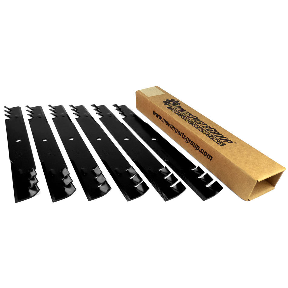 (6) Mulching Blades for Simplicity, Scag, and Many More 60" & 61" Decks A48111