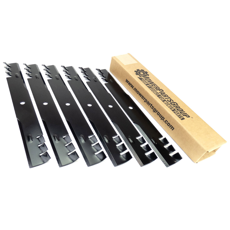 (6) Mulching Blades Fit Dixie Chopper, Gravely 60" Decks 30227-60, 08899100