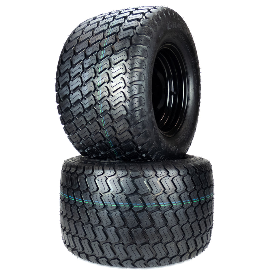 (2) Turf Tire Assemblies 20x12.00-10 Fits Hustler Raptor XD 54" 60" 601349 601347