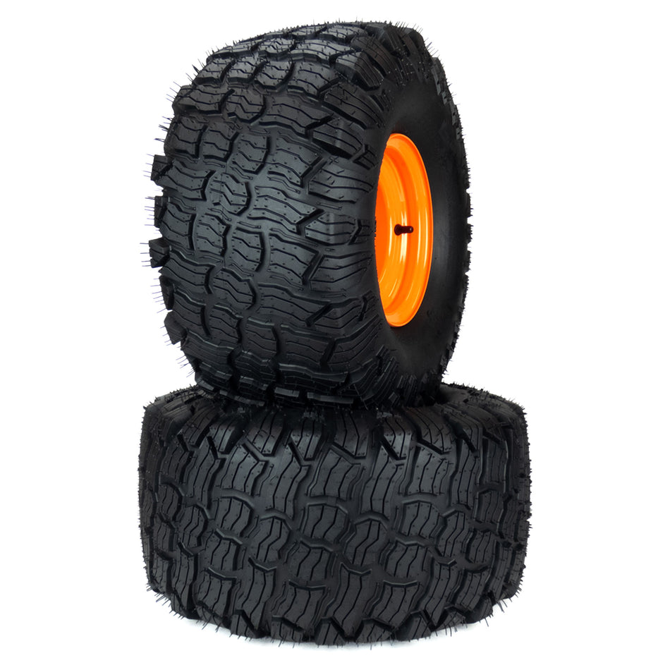 (2) Reaper Turf Tire Assemblies 20x10.00-8 Fits Scag Freedom Z 48" 52" 481868 483390