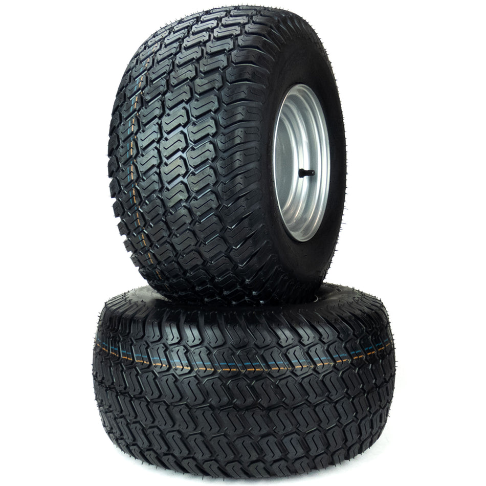 (2) Turf Tire Assemblies 18x9.50-8 Fits Hustler Fastrak & Sport 784264