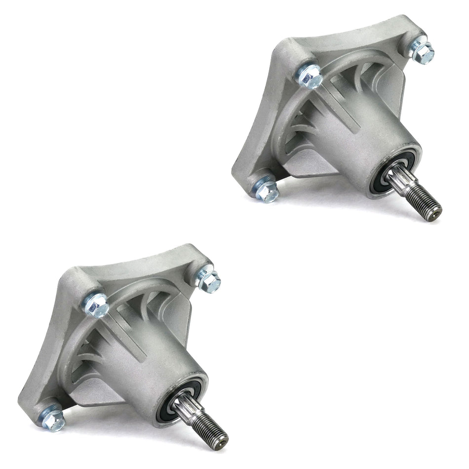 (2) Spindle Assemblies for Hustler 34" to 52" 931741 931881 931899 931998US 932004US 604214