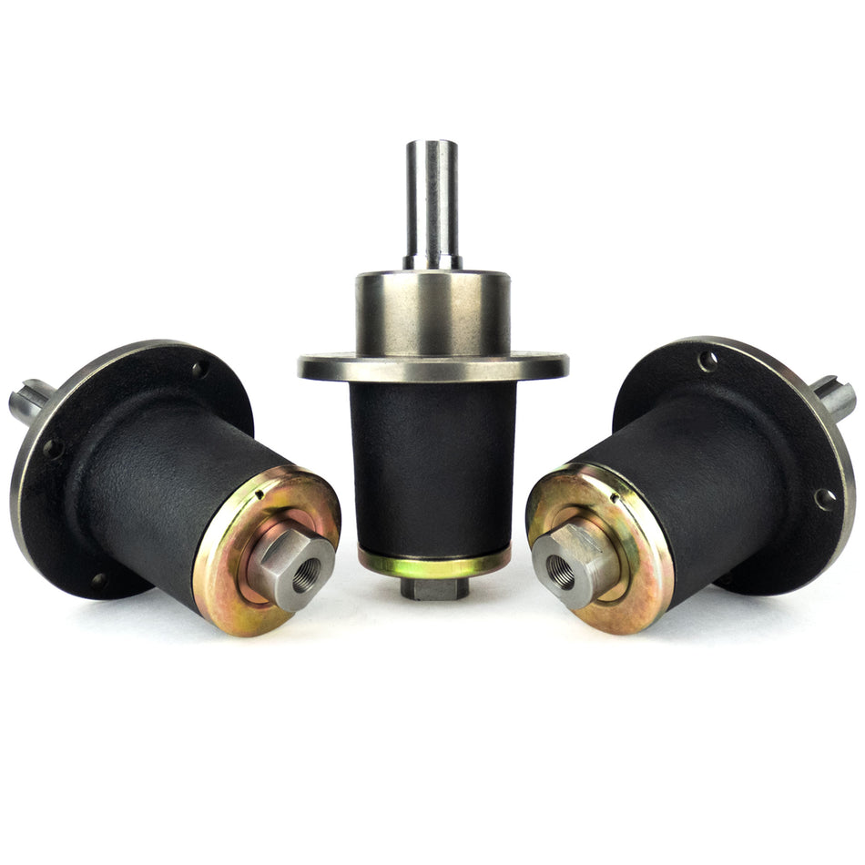 (3) Long Shaft Spindle Assemblies for Bad Boy Mowers Replaces 037-6016-00