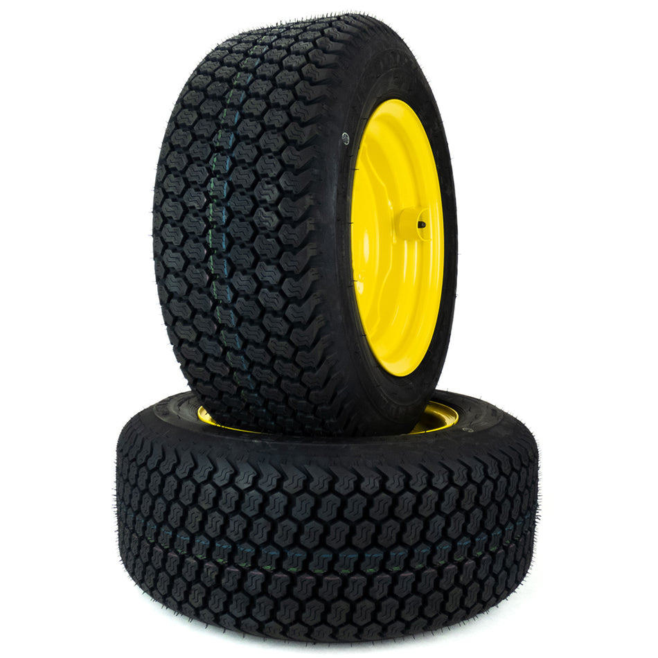 (2) Super Turf Front Tire Assemblies 23x8.50-12 fits John Deere 2025R 2027R 2032R