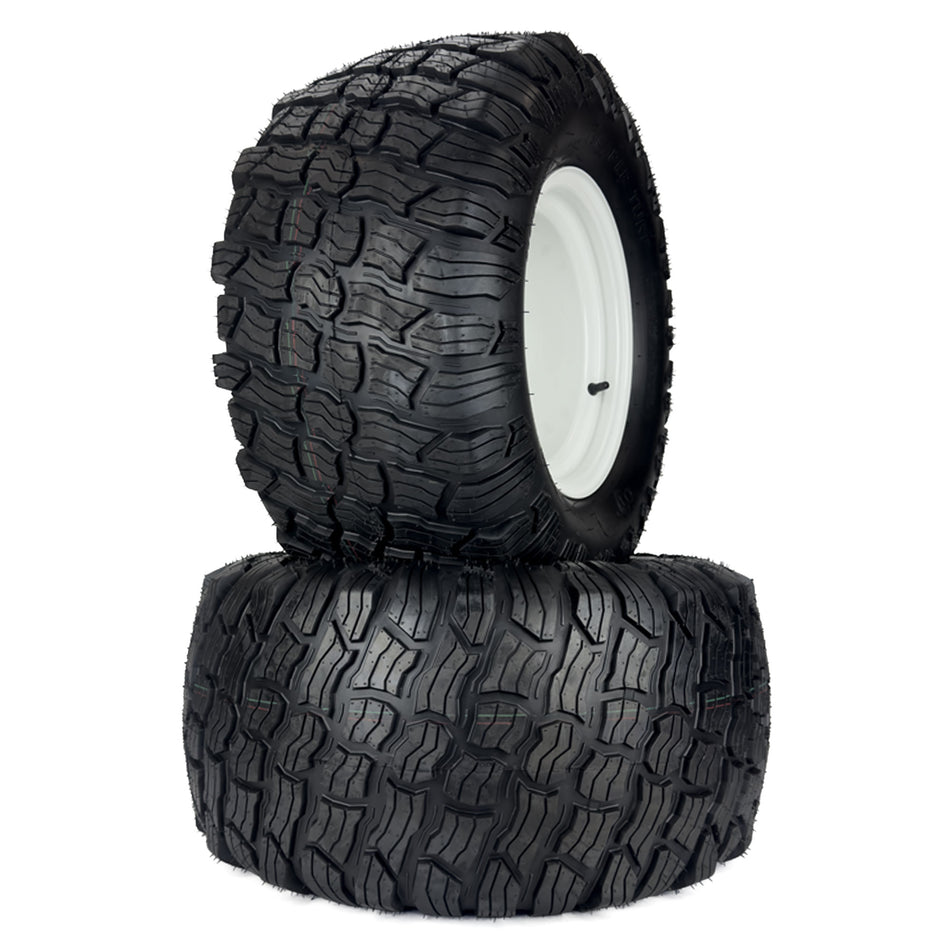 (2) Reaper Turf Tire Assemblies 24x12.00-12 Fits Exmark Toro Lazer Z 109-8972