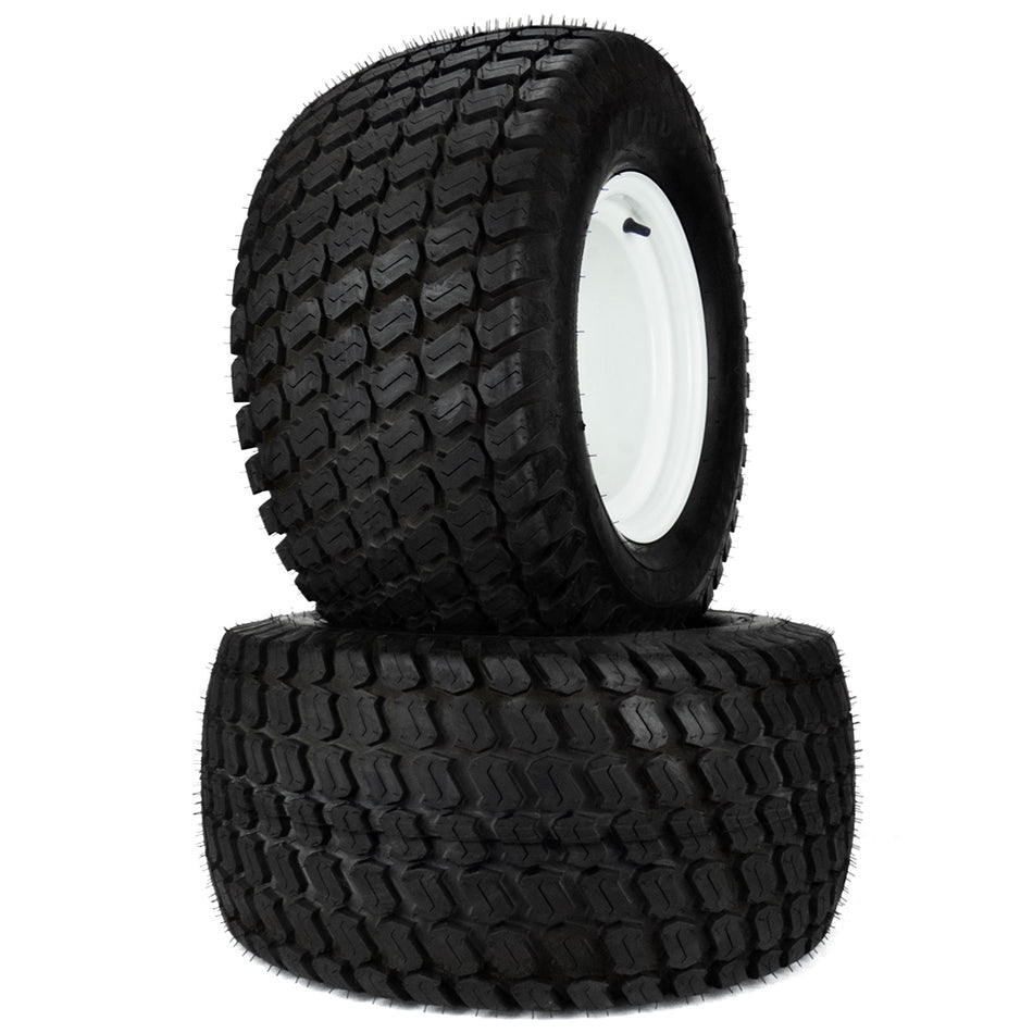 (2) K505 Super Turf Tire Assemblies 24x12.00-12 Fits Toro Exmark 109-8972 109-3156