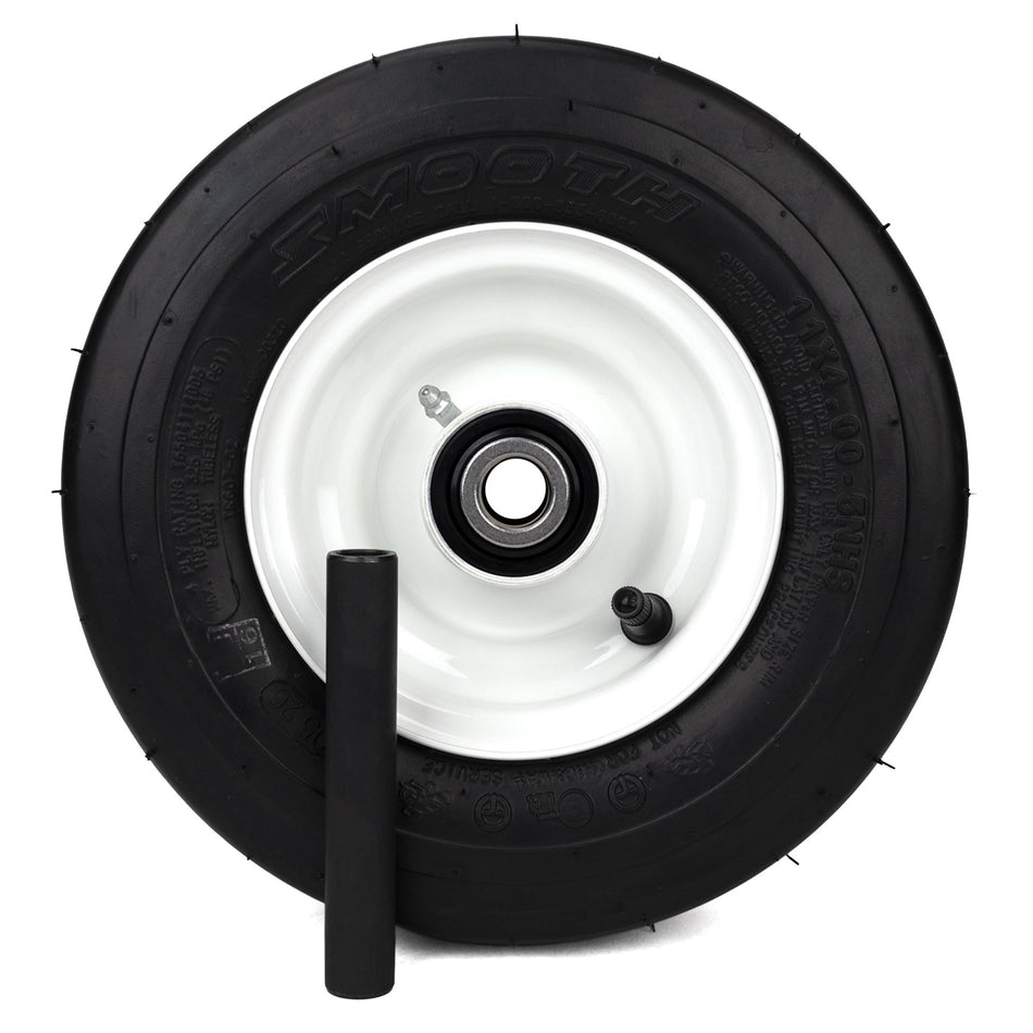 (2) Pneumatic Tire Assemblies 11x4.00-5 Compatible with Encore Arrow and Arrow XP 46" and Rage 32" 36" 48" 52" 5002100 5002101 5002102