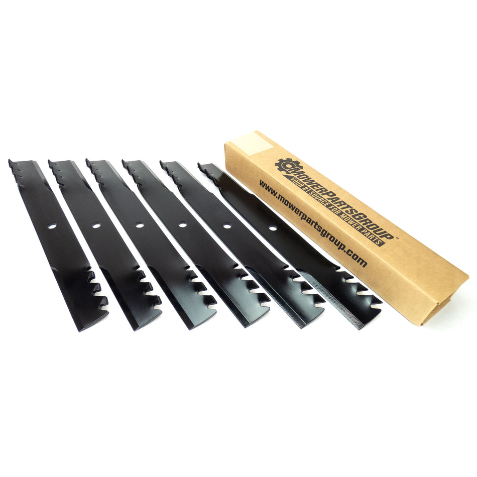 (6) Toothed Blades for 60" Cut Zero Turn Mowers 30227-60