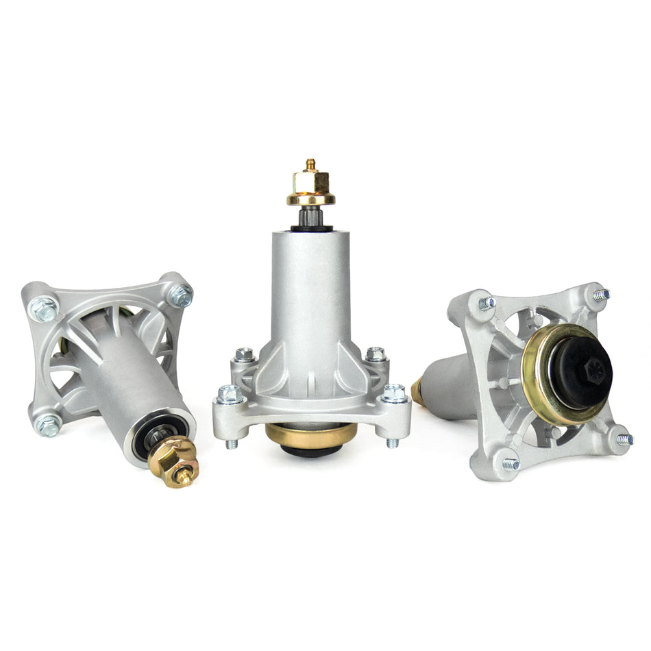 Deck Rebuild Kit for Husqvarna 54" Spindles Blades Pulleys Belt 532187292 532187254 532129861 587686701