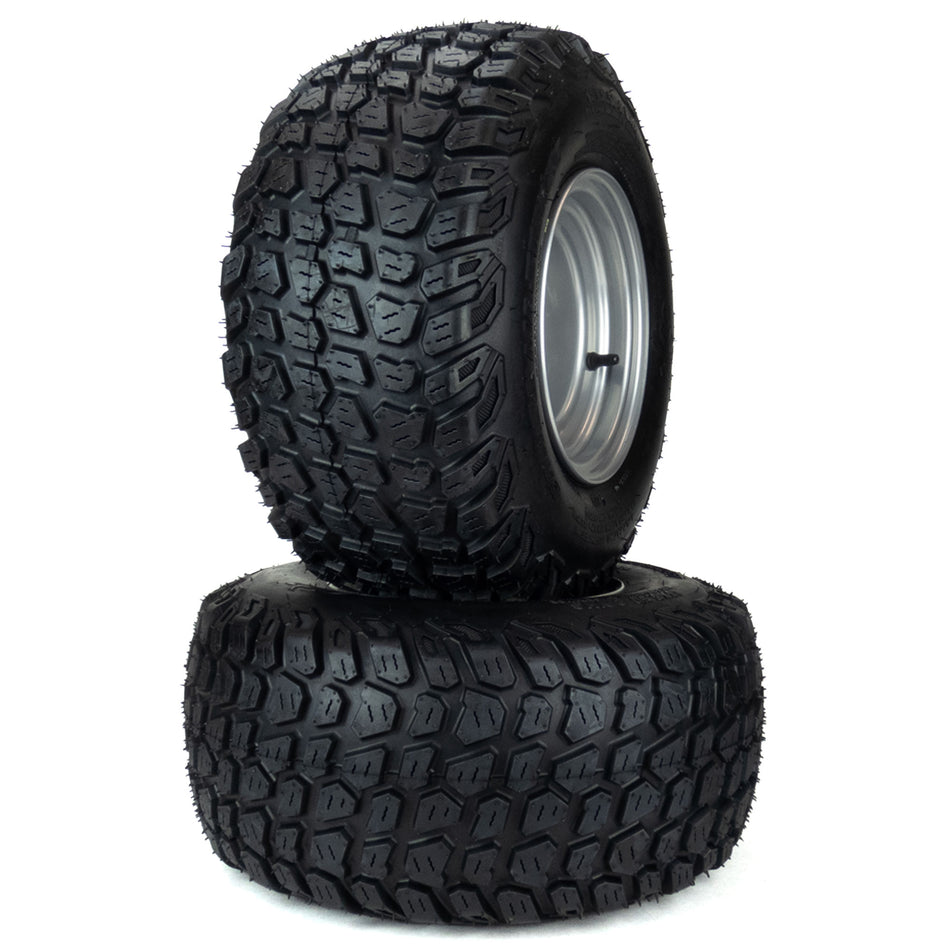 (2) Grassmaster XT Tire Assemblies 18x8.50-8 Fits Hustler Raptor 42" 52" 604013