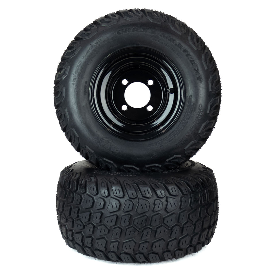 (2) Grassmaster XT Tire Assemblies 18x8.50-8 Fits BigDog Alpha 42" 52" 604963
