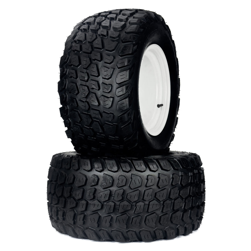 (2) Grassmaster XT Tire Assemblies 24x12.00-12 Fits Exmark Toro Lazer Z 109-8972