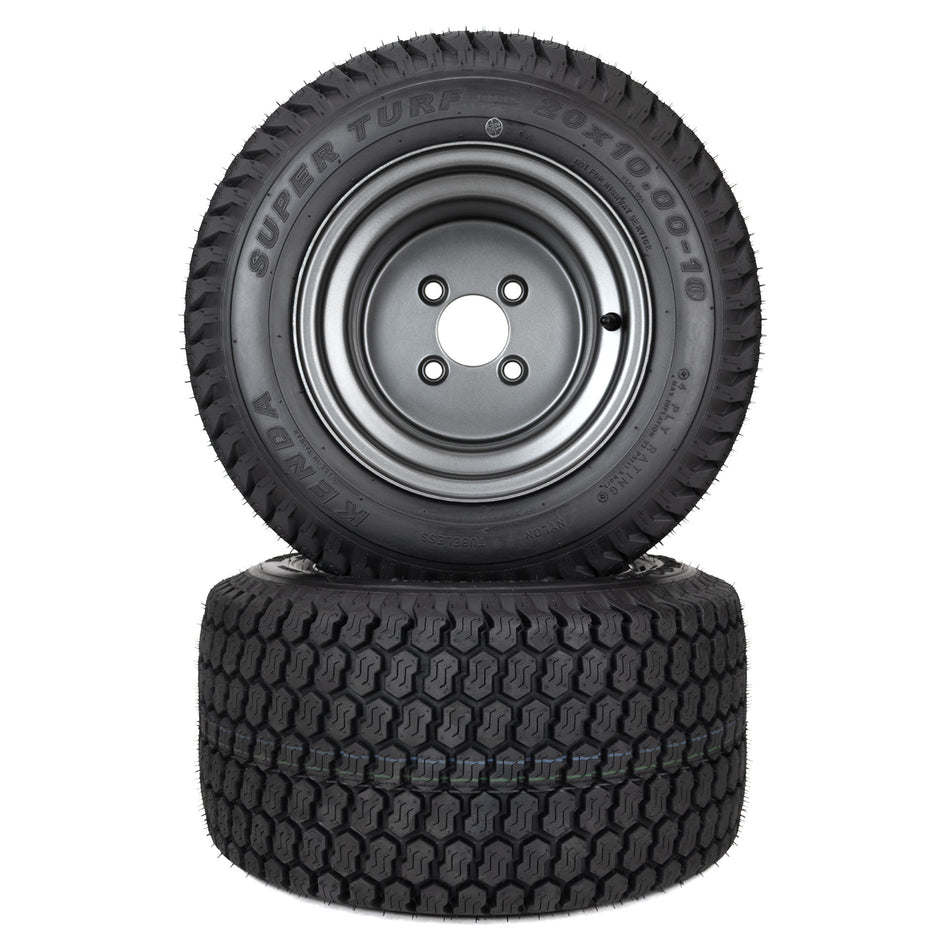 WideStance Turf Tire Assemblies 20x10.00-10 Gravely Compact Pro 44 07101310