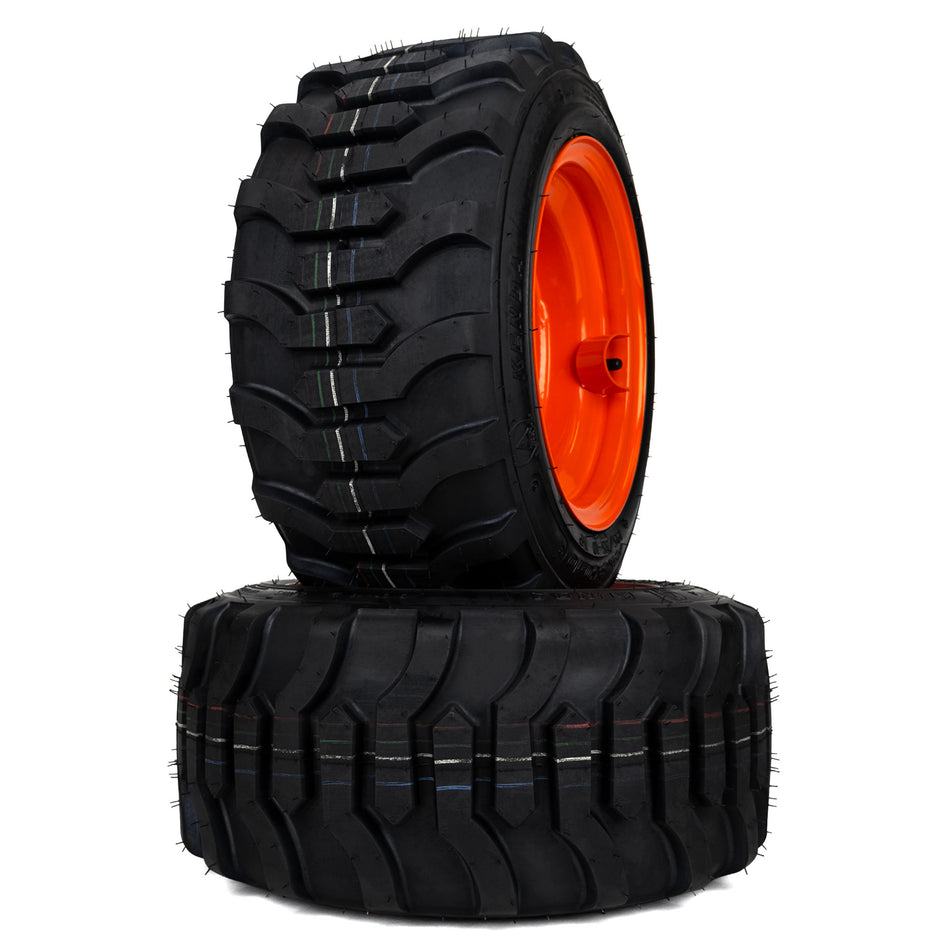 (2) Industrial Tire Assemblies 18x8.50-10 Fits Kubota BX Series K2581-18610