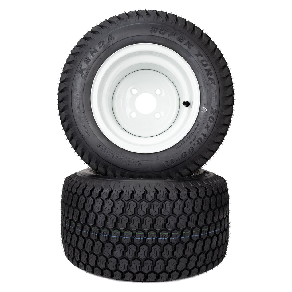 Super Turf Tire Assemblies 20x10.00-10 Country Clipper Boulevard 48" D3353