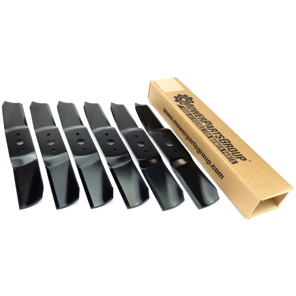 (6) Blades Compatible With Cub Cadet 44" GT2544, Z Force 759-3939 742-3036