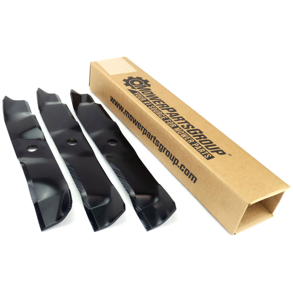 (2) Outer Blades 742-04015 (1) Center Blade 742-04016 Compatible With Cub Cadet