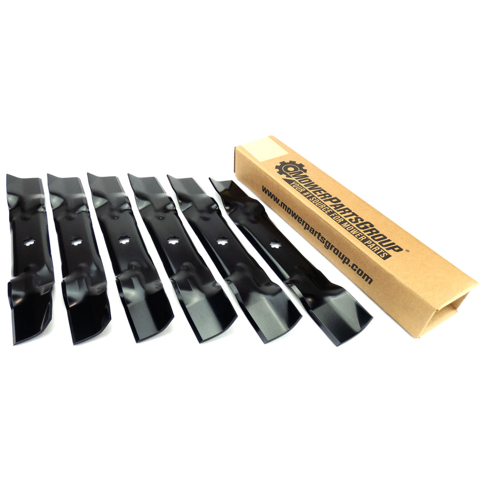 (6) Blades for John Deere 48" Models 145, 155C Riders AM137757