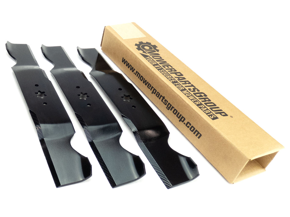(3) Blades Compatible With Cub Cadet RZT 54" 742-0677 - 942-04338