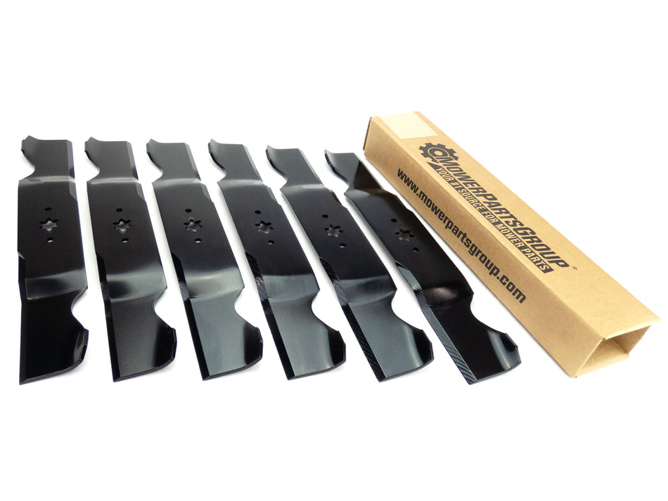 (6) Blades Compatible With Cub Cadet RZT 54" 742-0677 - 942-04338