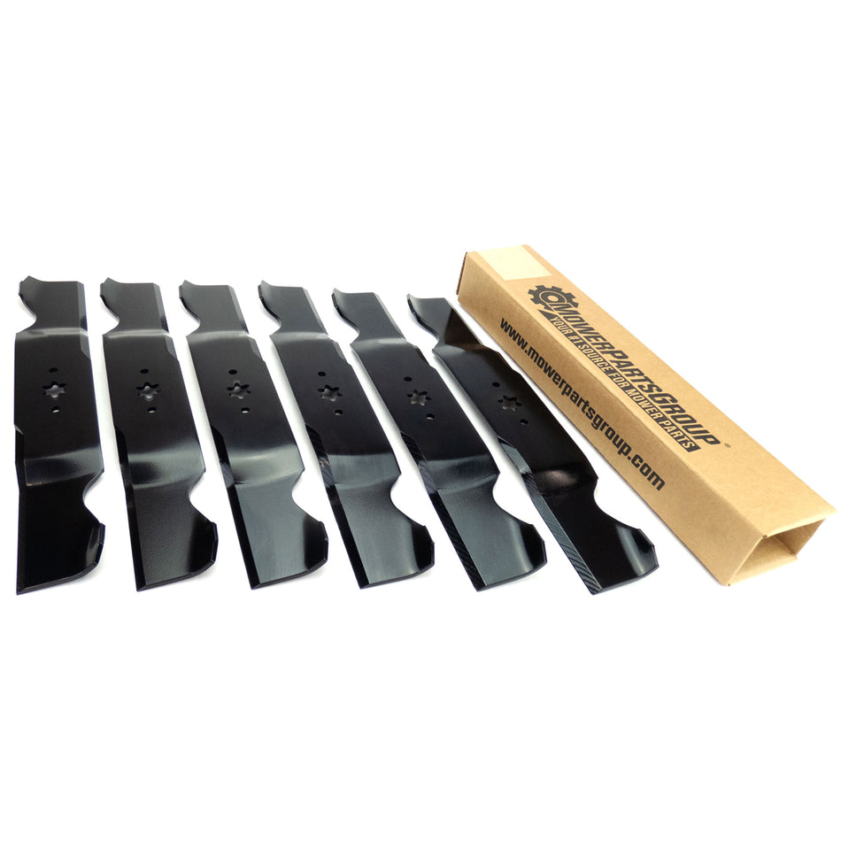 (6) Blades Compatible With Cub Cadet RZT 54" 742-0677 - 942-04338