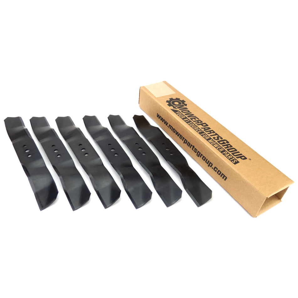 (6) Mulching Blades for Husqvarna 505544501, 579652510