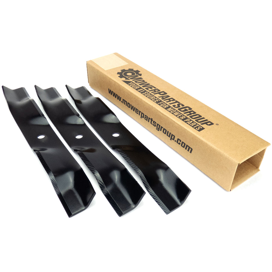 (3) Blades for Hustler 54" Hustler Z, XR7 Super Z 797704
